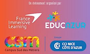 visuel de la conférence technologies immersives et apprentissage